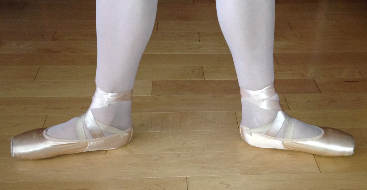 feet showing second position